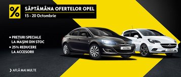SAPTAMANA OFERTELOR OPEL! Intre 15-20 Octombrie gasesti la Opel GTT cele mai bune oferte posibile! Nu le rata! SAPTAMANA OFERTELOR OPEL! Intre 15-20 Octombrie gasesti la Opel GTT cele mai bune oferte posibile! Nu le rata!